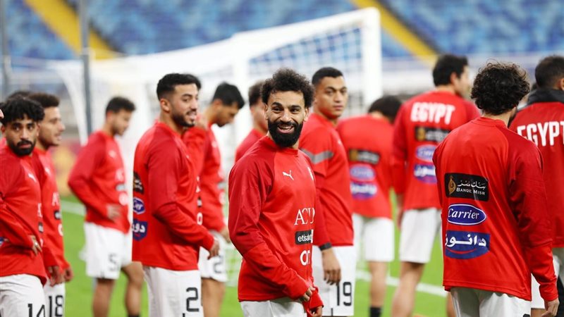 مفاجأة محمد صلاح للاعبي منتخب مصر قبل مباراة بوتسوانا.. مكالمة فيديو