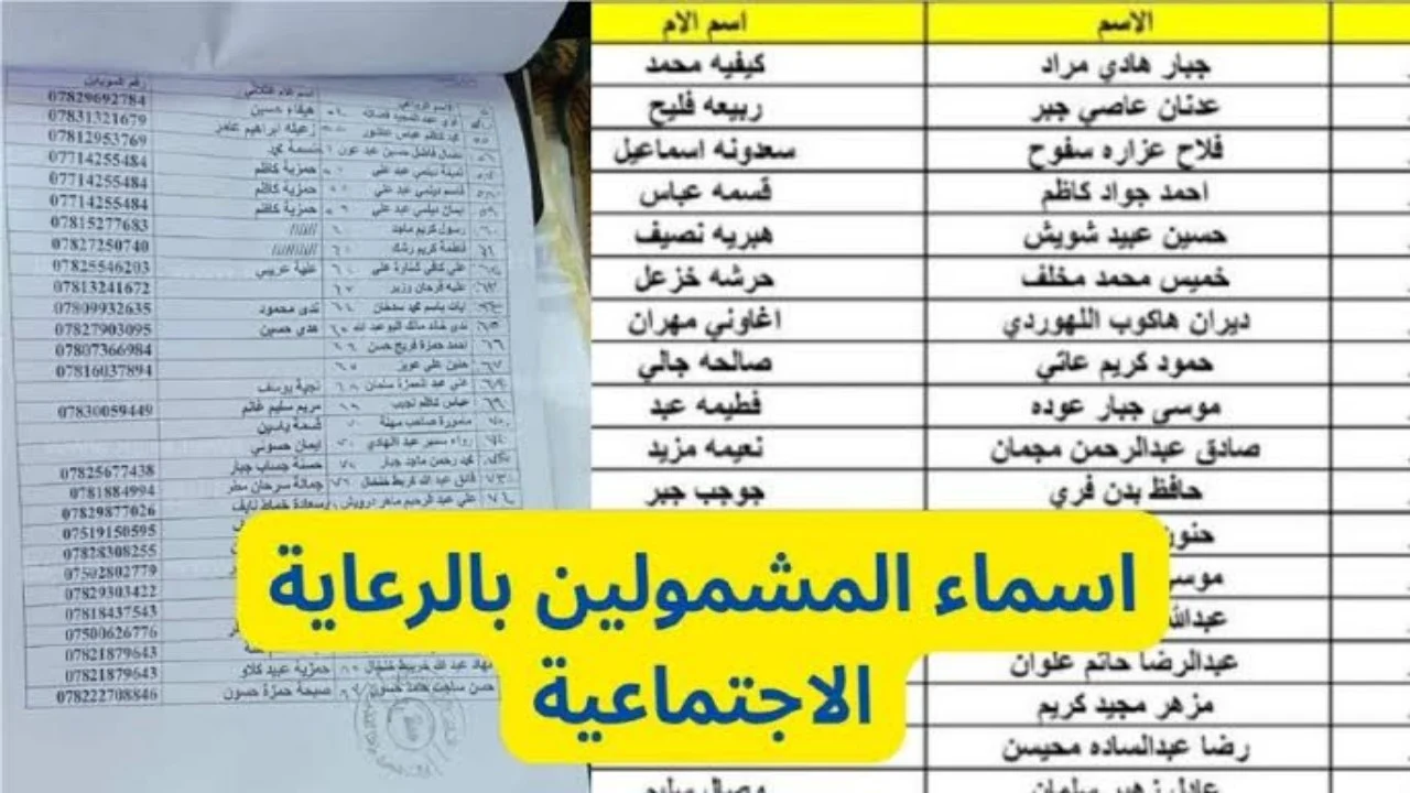 الإستعلام عن اسماء الرعاية الاجتماعية الوجبة الاخيرة من خلال منصة مظلتي الرسمية