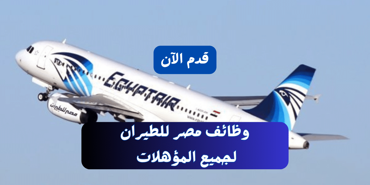 وظائف مصر للطيران 2024 egyptair.com: فرص العمل المتاحة وكيفية التقديم بالشروط والأوراق اللازمة